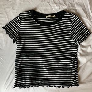 stripped crop top